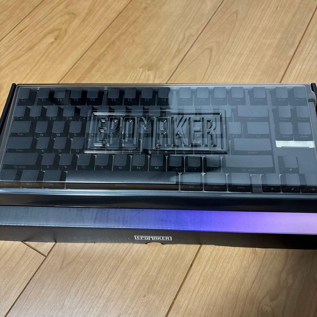 EPOMAKER G84 キーボード ブラック キーキャップ交換済み
