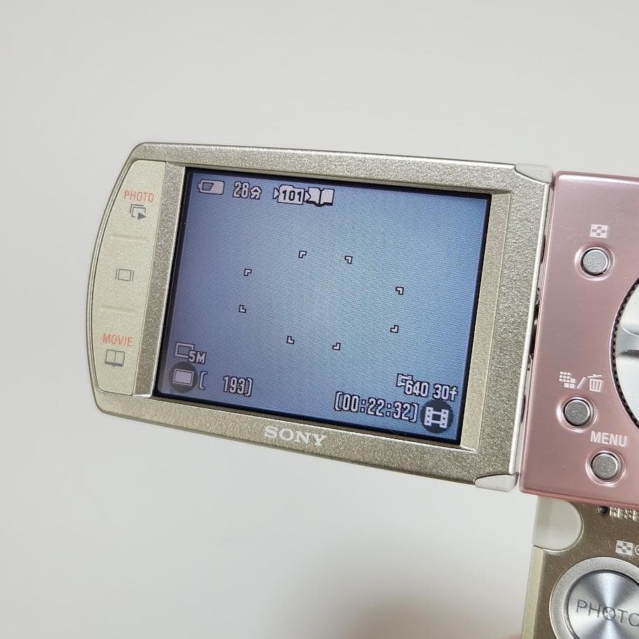 SONY　Cyber-Shot　DSC-M2　デジタルカメラ　ピンク