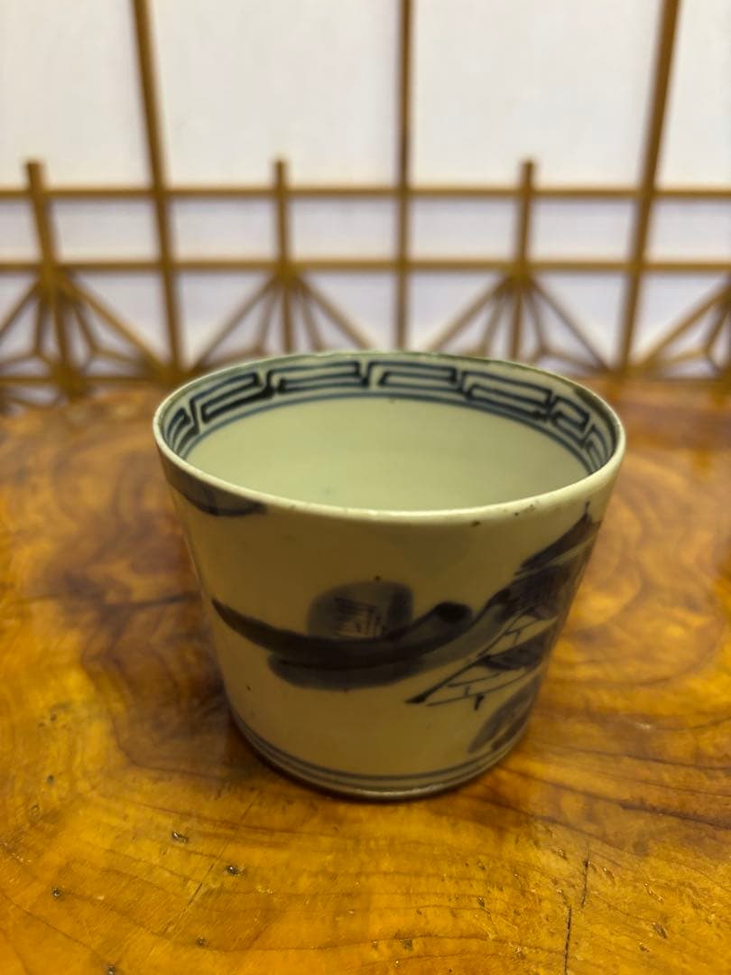 古伊万里　染付　蕎麦猪口　5客セット