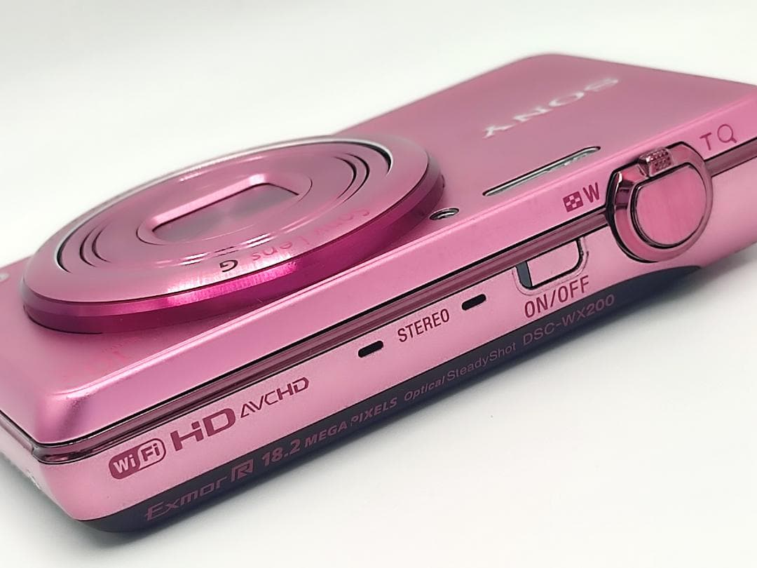 中古 SONY Cyber-shot DSC-WX200 ピンク デジタルカメラ