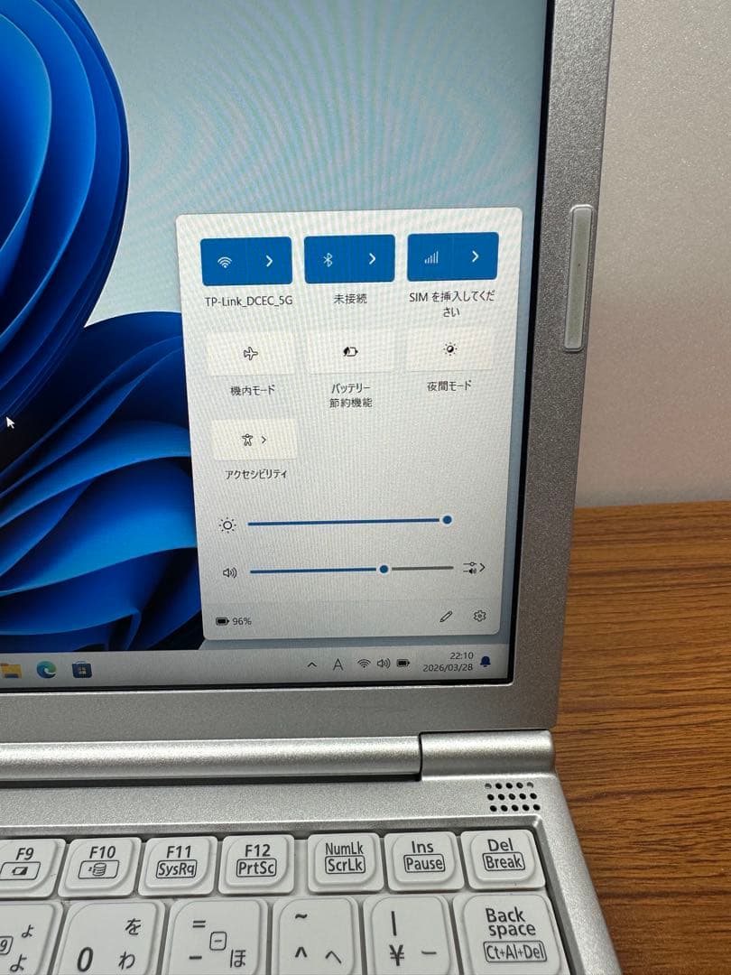 Windowsノート本体 Panasonic CF-SV1 I7-1185G7 16GB 512 LTE