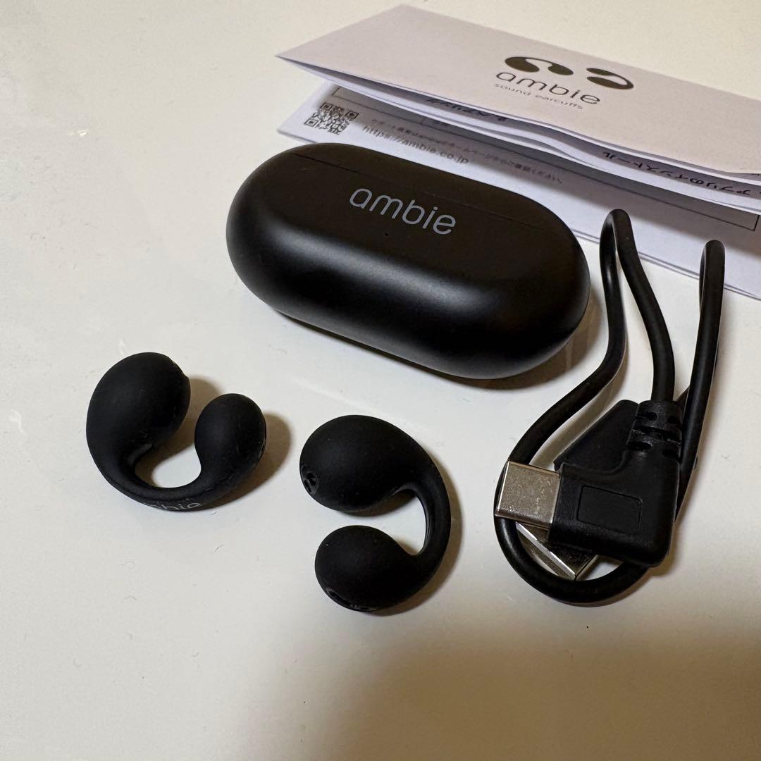 sound earcuffs AM-TW01 ブラック ワイヤレスイヤホン