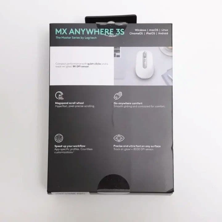 ロジテック MX Anywhere 3S　ワイヤレスマウス　白　訳あり品