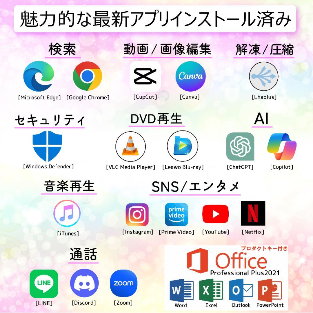 NEC i7 SSD512＋HDD1T メモリ16 タッチパネル ノートパソコン
