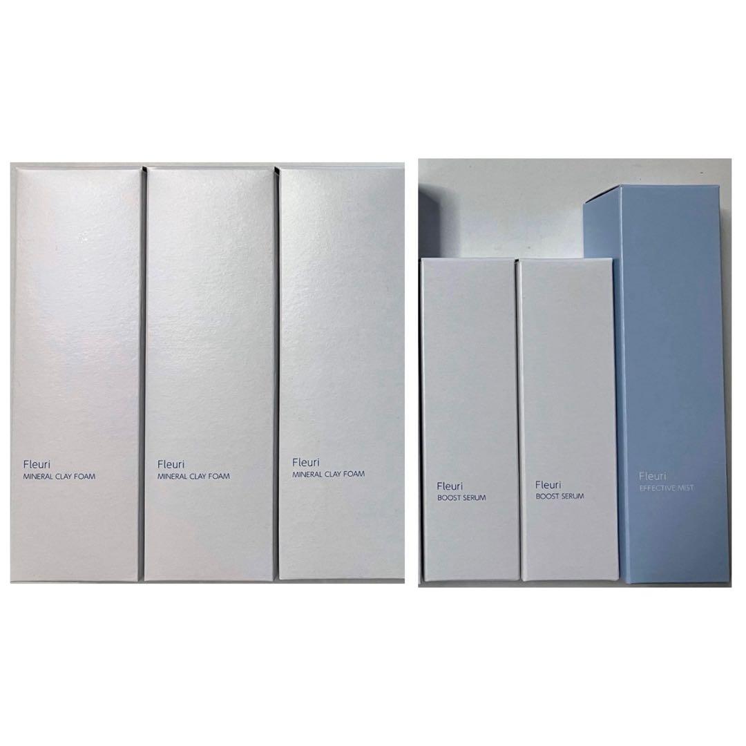 【新品セット】Fleuri 洗顔料・先行美容液・化粧水 6本セット
