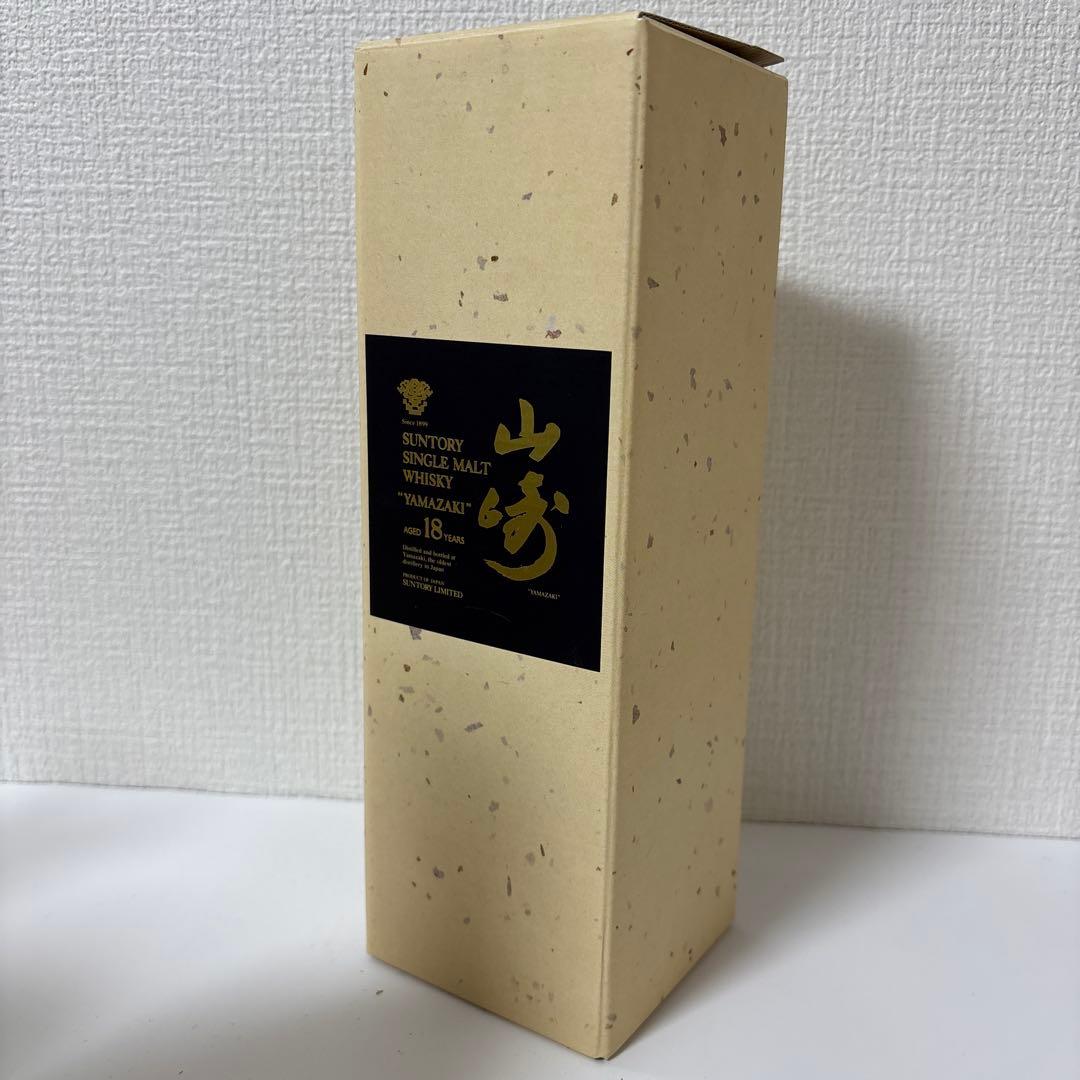 サントリーシングルモルトウイスキー　山崎18年　750ml 旧ラベル　未開封