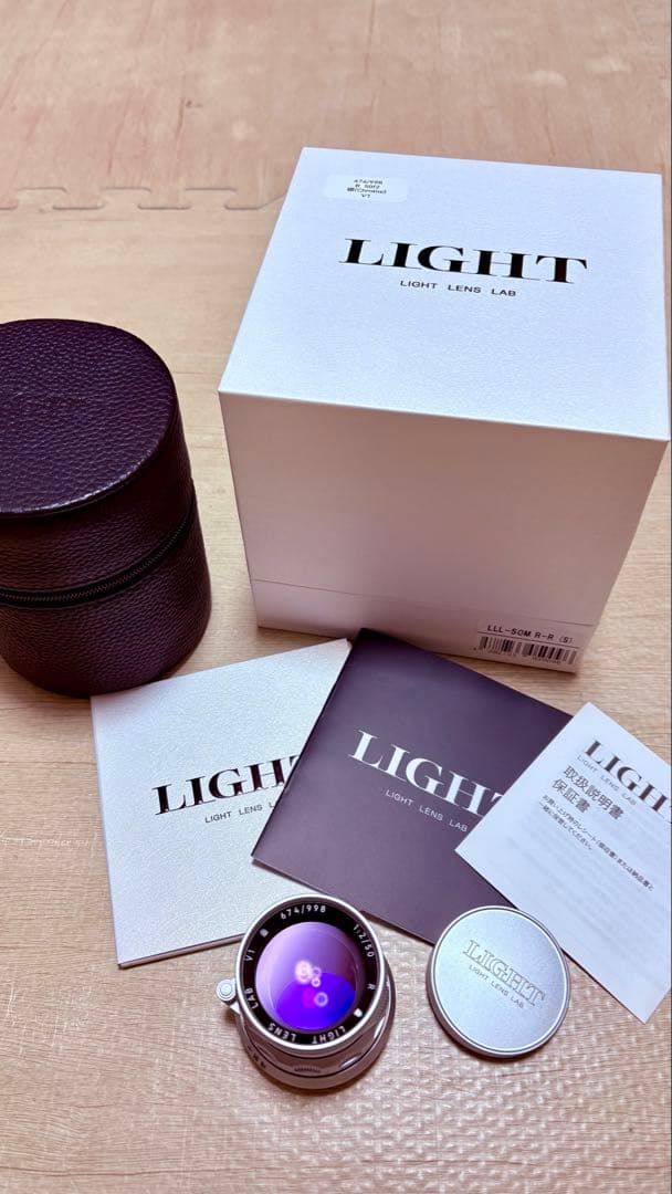 【美品】Light lens lab 50mm F2 rigid(周リジッド)