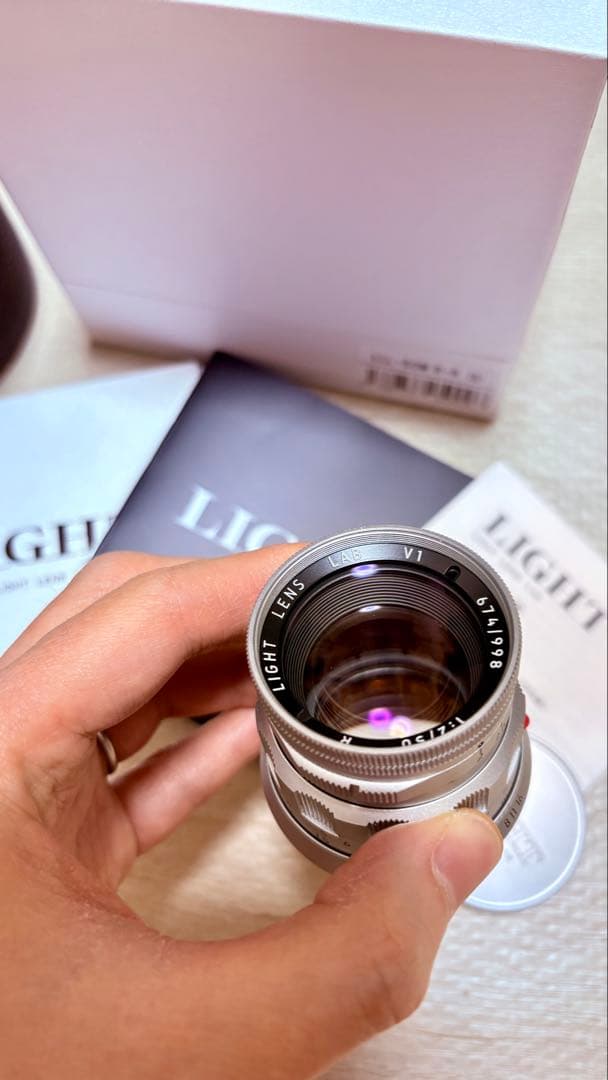 【美品】Light lens lab 50mm F2 rigid(周リジッド)
