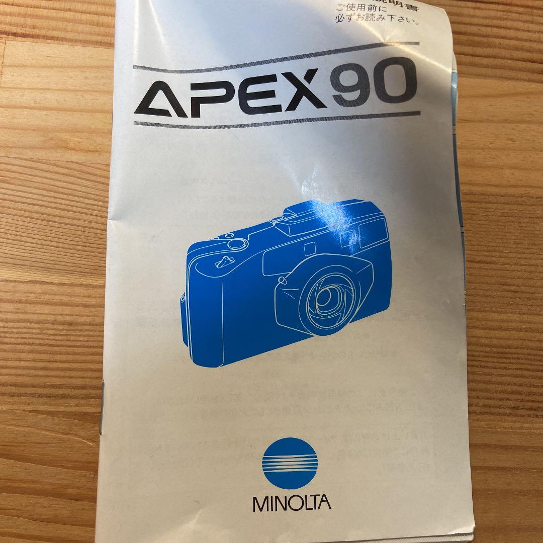 【美品・完動品】MINOLTA APEX 90 (カメラストラップ付き！)