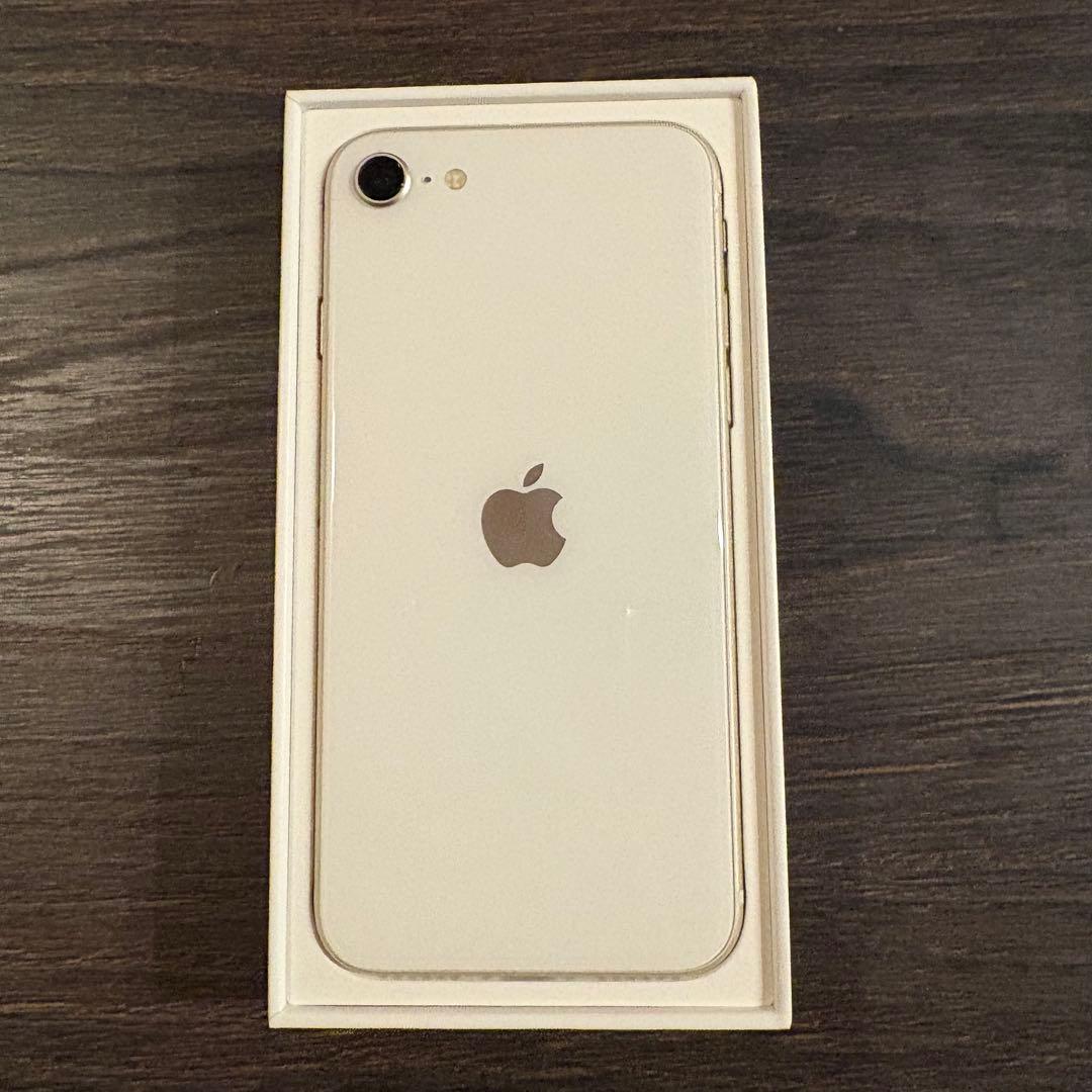 iPhone SE (第3世代) スターライト 64GB 付属品あり