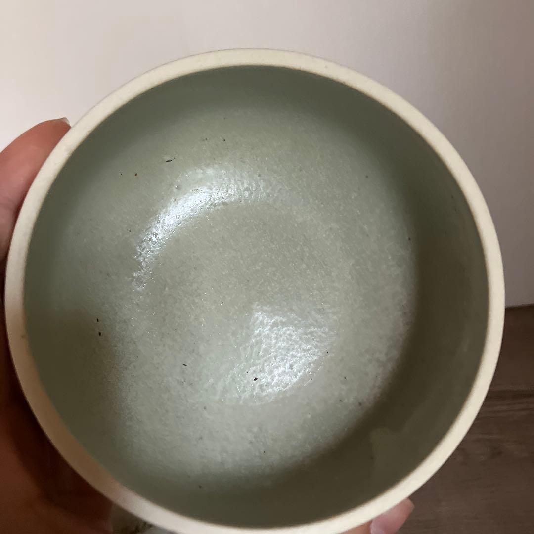 D-4② 和食器 蓋物 陶器 蓋付き鉢 菓子鉢 松絵付け タッセル付き 小物入れ