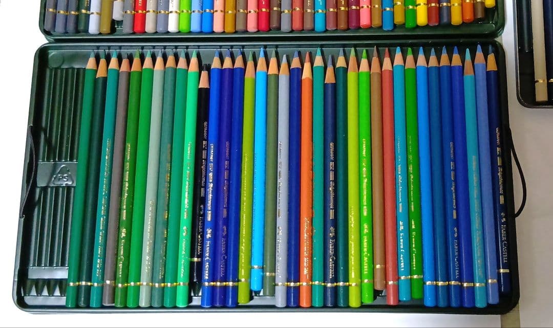 Faber-Castell ポリクロモス色鉛筆 120本と36本セット　中古