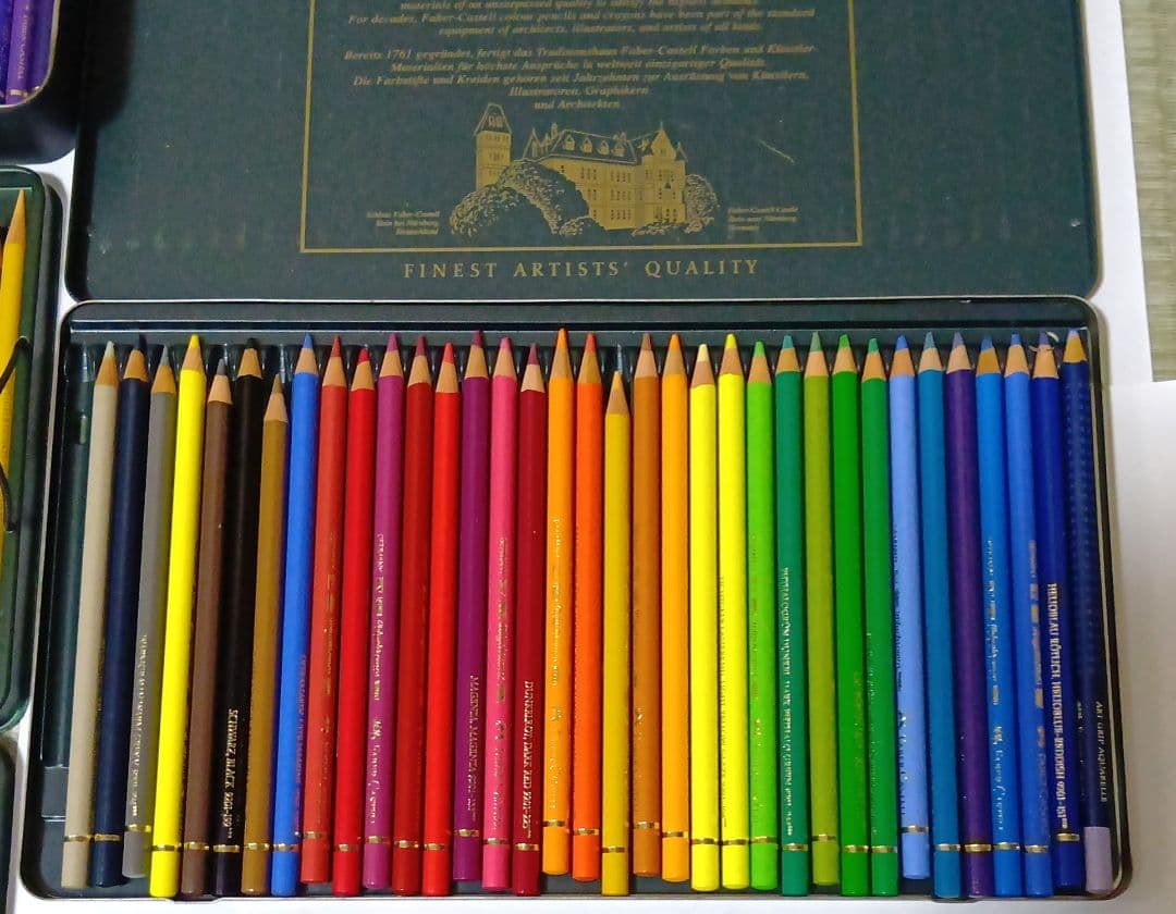 Faber-Castell ポリクロモス色鉛筆 120本と36本セット　中古