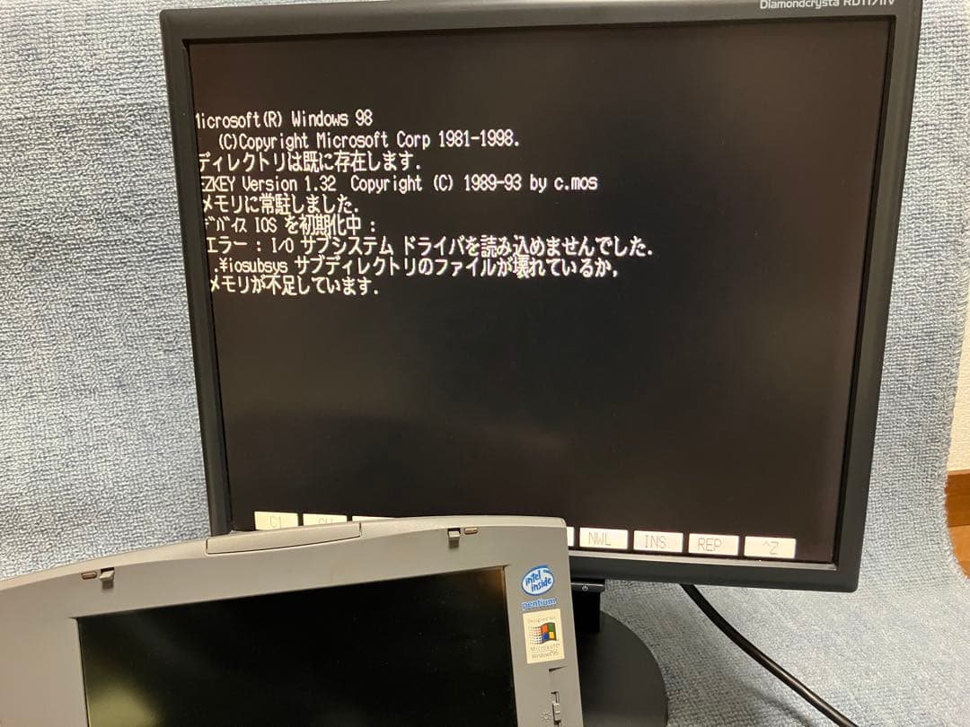 PC-9821La10（98NOTE Aile）【ジャンク品】おまけの部品取付き
