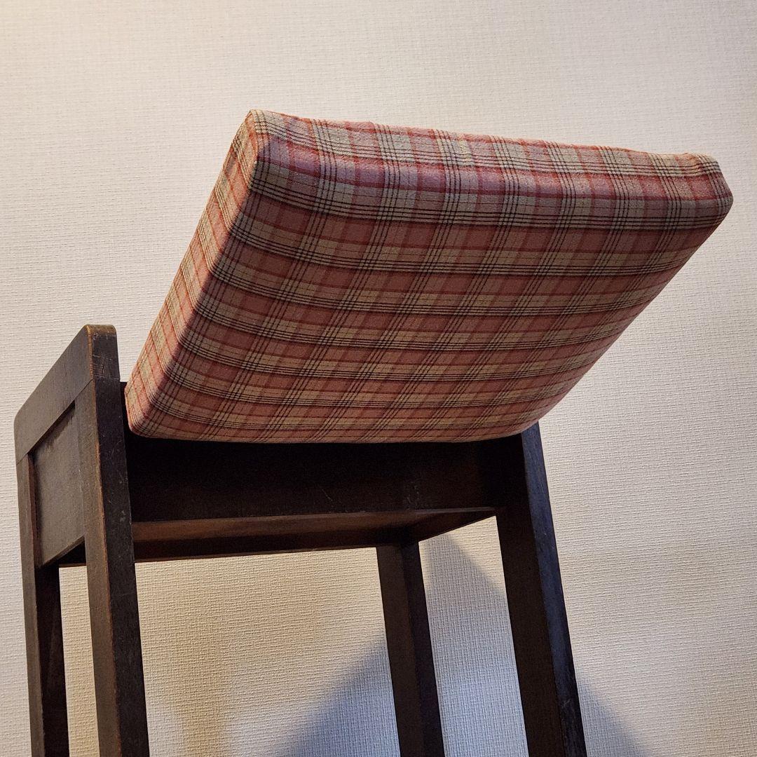 レトロ椅子 木製 小物入れ 昭和家具 インテリア リビング キッチン 便利イス