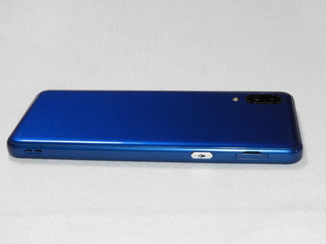 良品 SHARP シンプルスマホ6 A201SH ブルー SIMフリー 5G対応