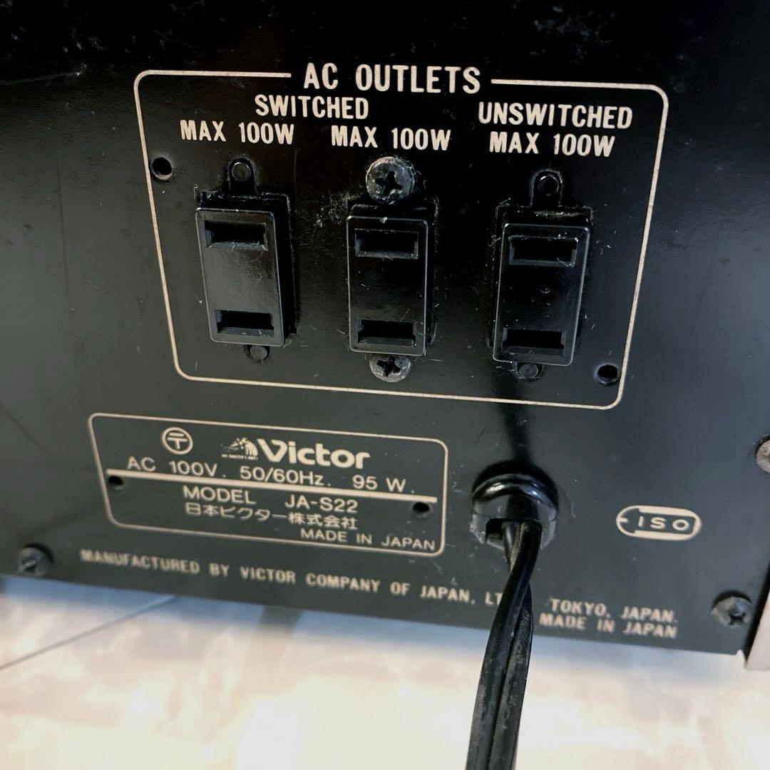 VICTOR プリメインアンプ JA-S22 ビクター 大型パワーメーター