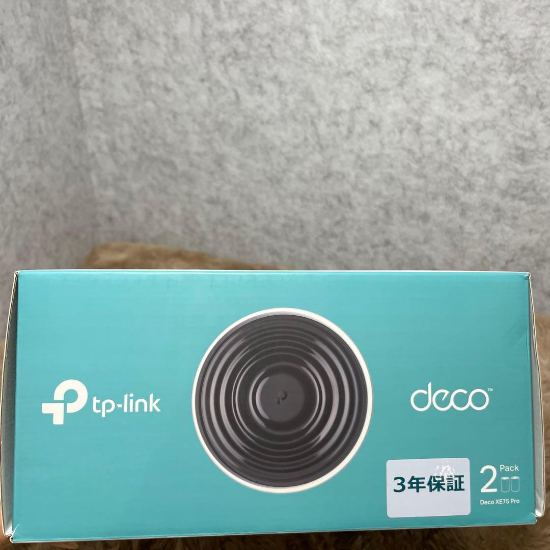 TP-Link WiFi 6E ルーターDeco XE75 Pro 2-pack