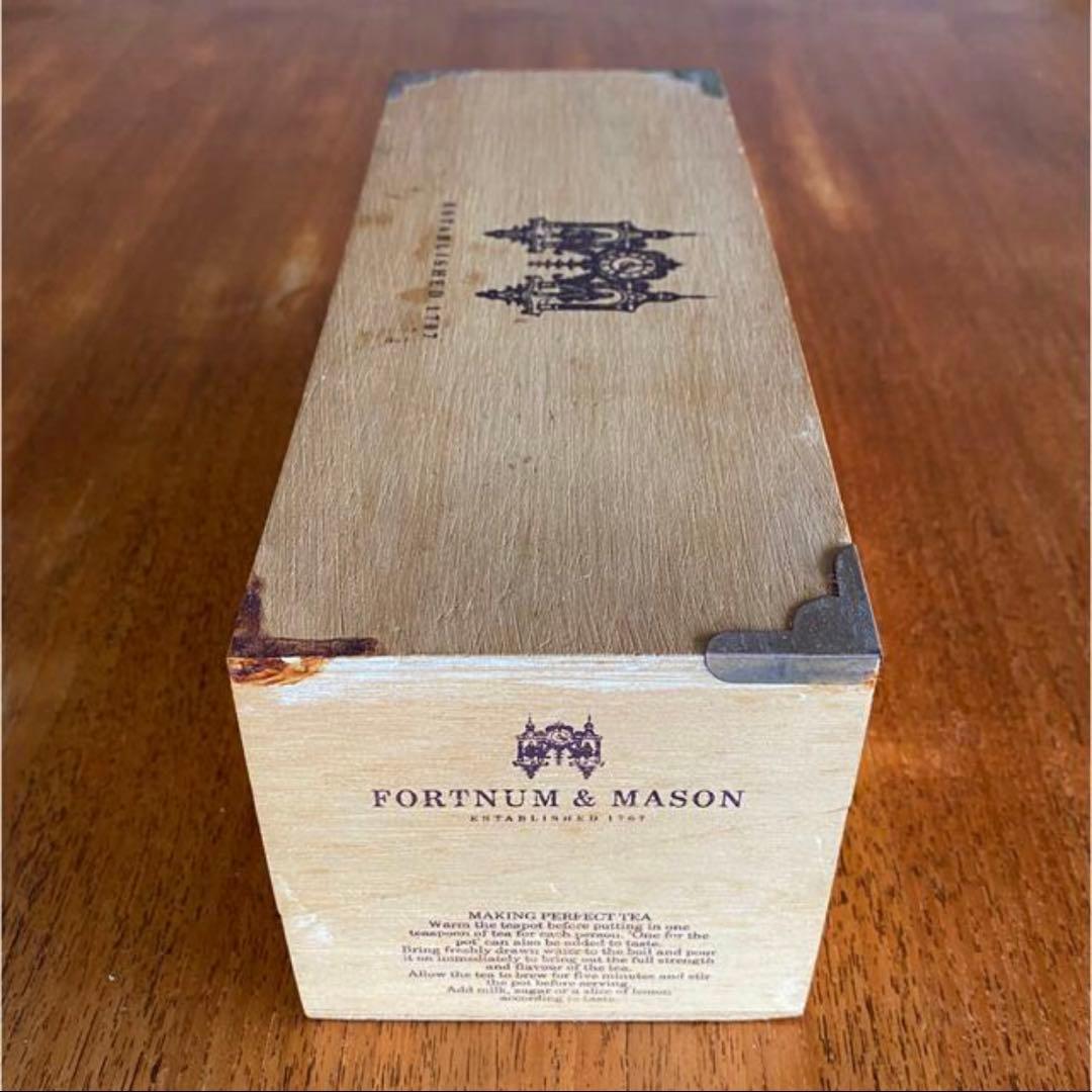 FORTNUM&MASON フォートナム&メイソン 古い紅茶の木箱 アンティーク