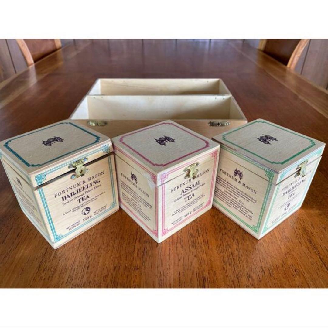 FORTNUM&MASON フォートナム&メイソン 古い紅茶の木箱 アンティーク
