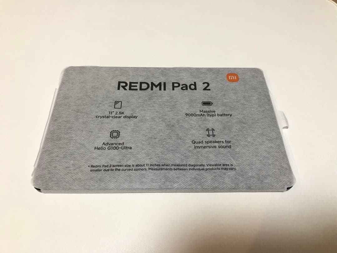 Xiaomi Redmi Pad 2 6GB+128GB グラファイトグレー