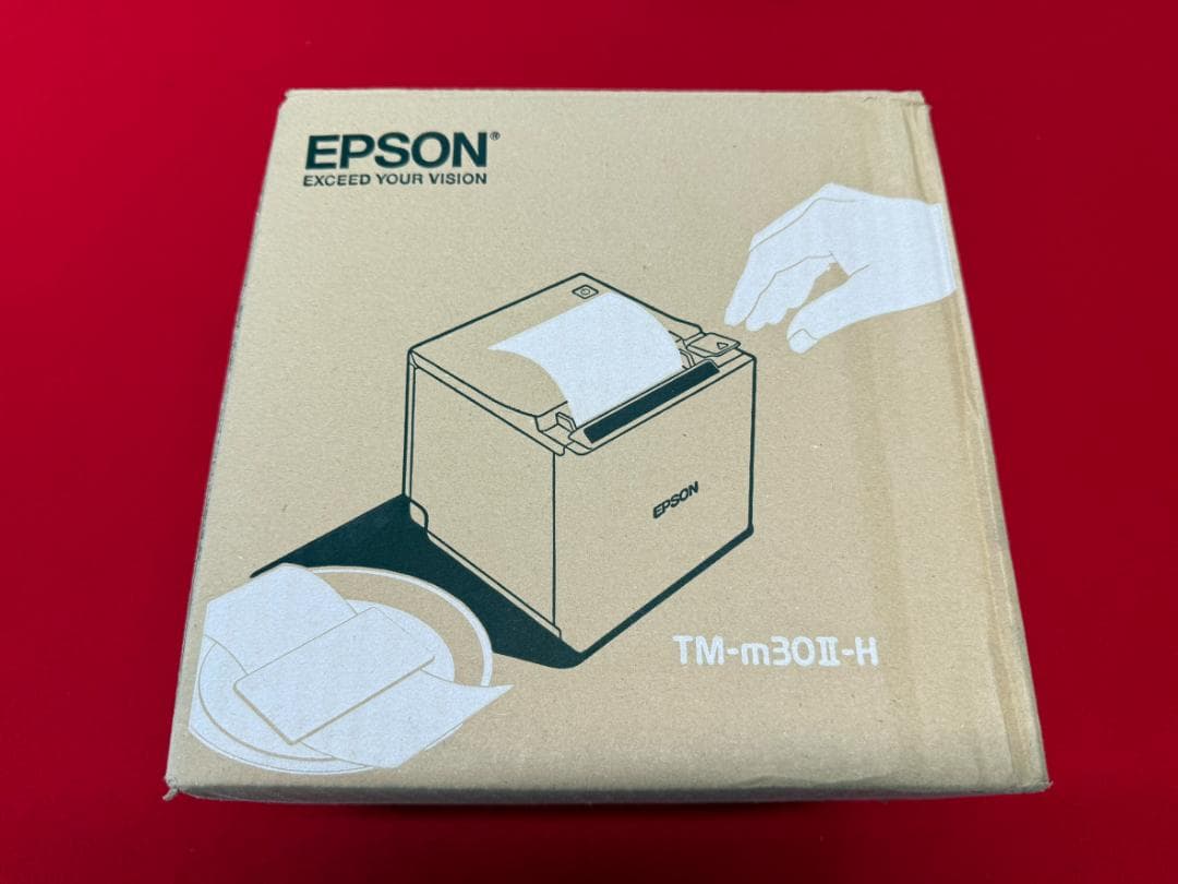 使用極少 EPSON TM-m30Ⅱ-H ブラック レシートプリンター ⑱