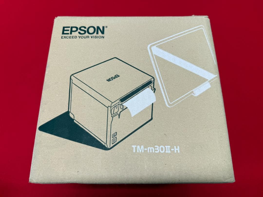 使用極少 EPSON TM-m30Ⅱ-H ブラック レシートプリンター ⑱