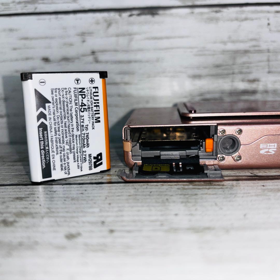 【動作良好】富士フイルム デジタルカメラFINEPIX Z300 ピンクゴールド