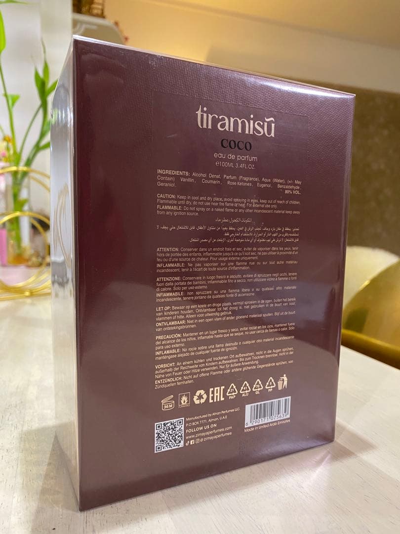 香水(女性用) Afnan Cherry Bouquet & Tiramisu Coco