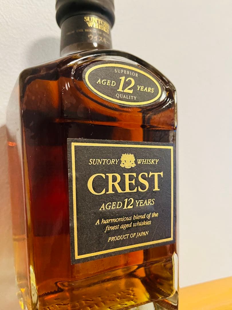 箱付き　ウイスキークレスト 12年Suntory Crest Aged 12
