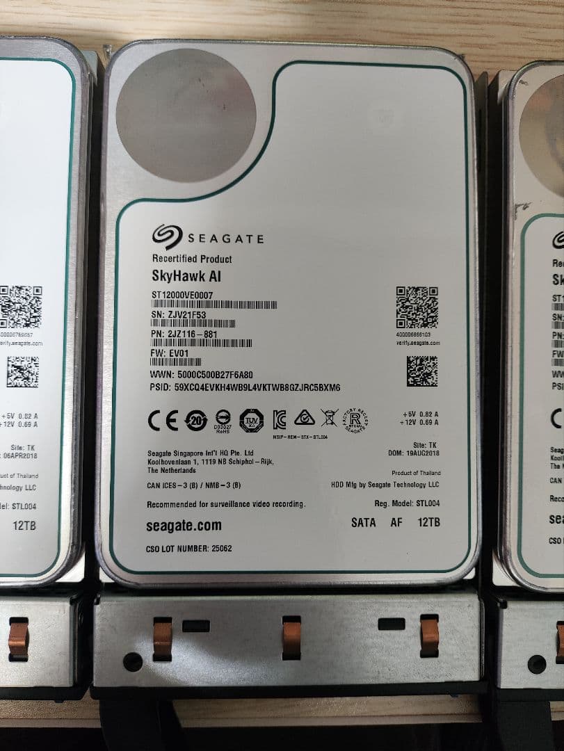 48TB 使用極小SkyHawk AI使用【SSD付】NAS Xeon 16GB