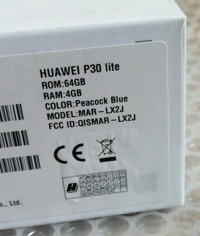 （新品未使用）HUAWEI P30 lite SIMフリー