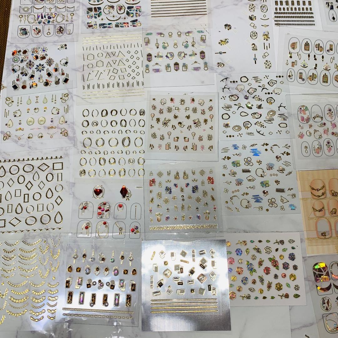 ネイルシール まとめ売り 64枚