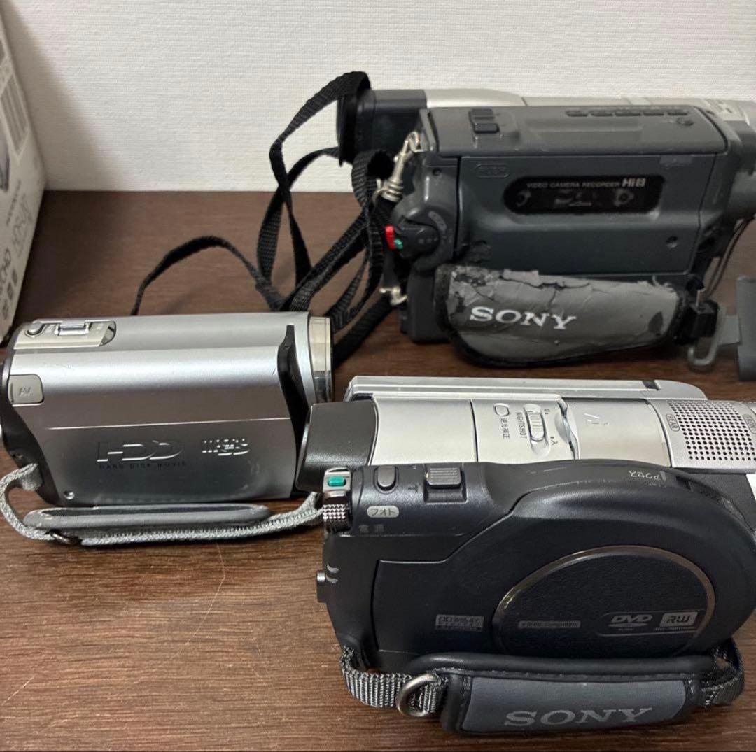 SONY Victor Canon デジタルビデオカメラ　まとめ売り　ジャンク扱