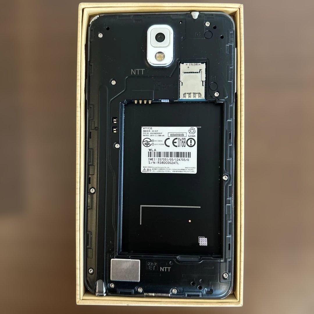 【美品】ドコモ Galaxy Note 3 SC-01F ホワイト※説明必読