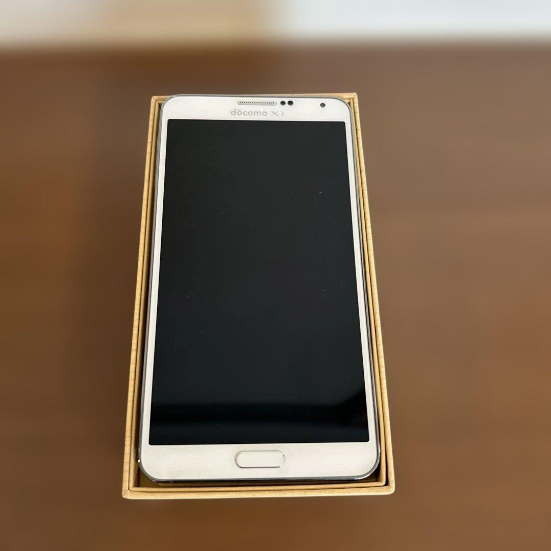 【美品】ドコモ Galaxy Note 3 SC-01F ホワイト※説明必読