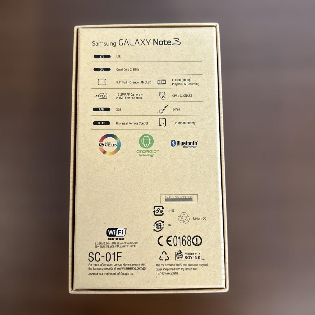 【美品】ドコモ Galaxy Note 3 SC-01F ホワイト※説明必読