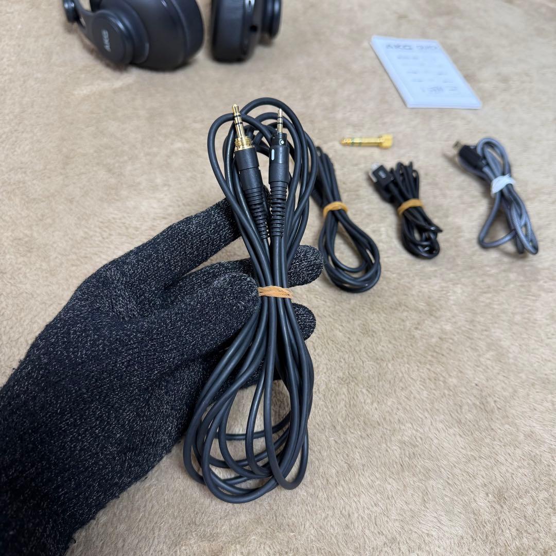 【動作良好】AKG K361-BT ワイヤレスヘッドホン イヤーパッド交換済