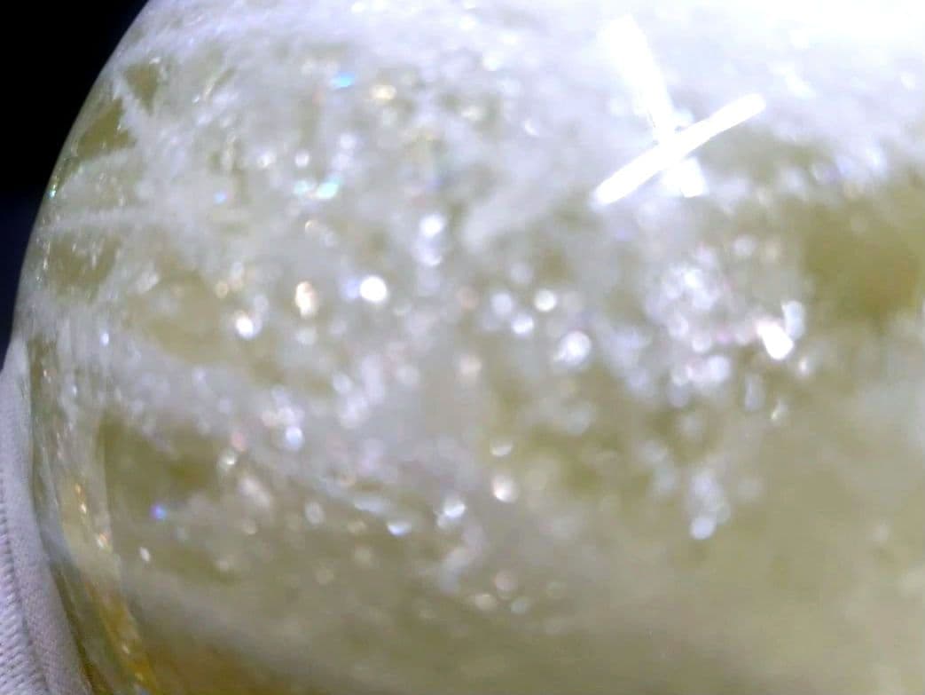【割引大特価】シトリンクォーツ 黄水晶 丸玉 スフィア 2.5Kg 木製台座付き