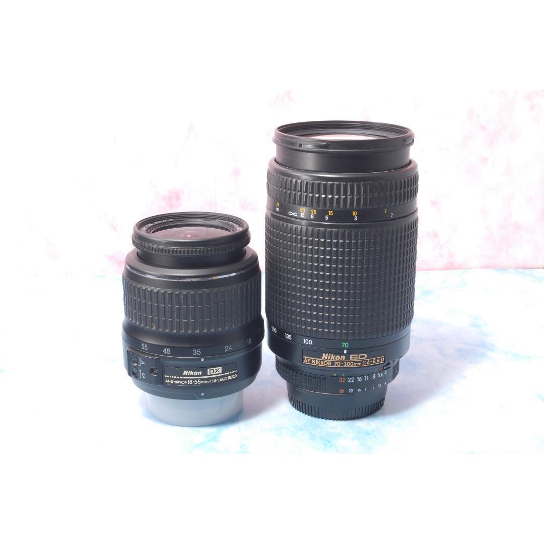 ニコン D7000☆一眼レフカメラ☆超望遠付Wレンズ☆バッグ付☆デビュー向け