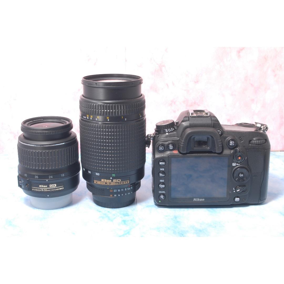 ニコン D7000☆一眼レフカメラ☆超望遠付Wレンズ☆バッグ付☆デビュー向け